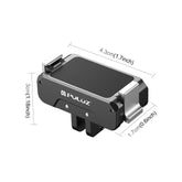Base metálica de liberación rápida magnética PULUZ para DJI Osmo Action 4, para DJI Osmo Action 4/3